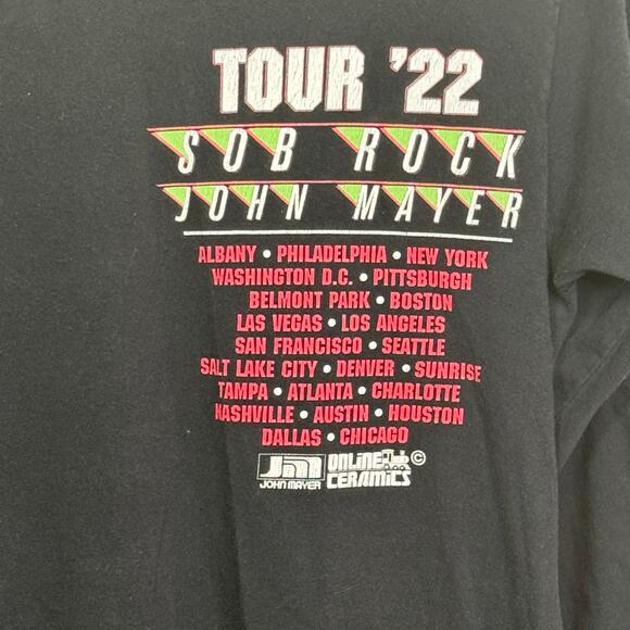 Online Ceramics John Mayer Sob Rock Tour Long Sleeve Shirt - Picture 4 of 7